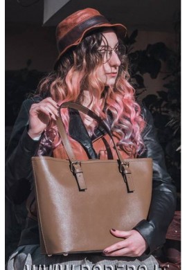 Leather bag model Donna