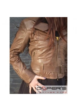 Leather jacket for women model Crystal