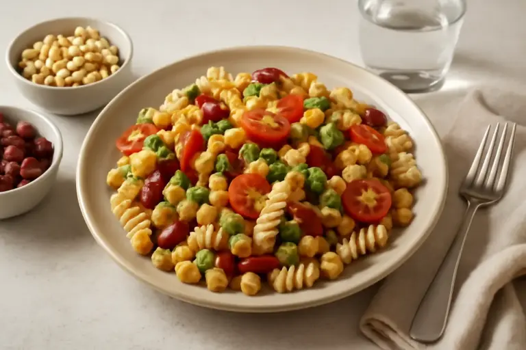 Pasta fredda con legumi: l’abbinamento che migliora sazietà e digestione