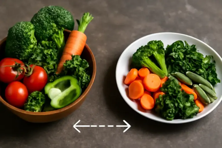 Verdure crude o cotte: cosa cambia davvero nell’assorbimento dei nutrienti