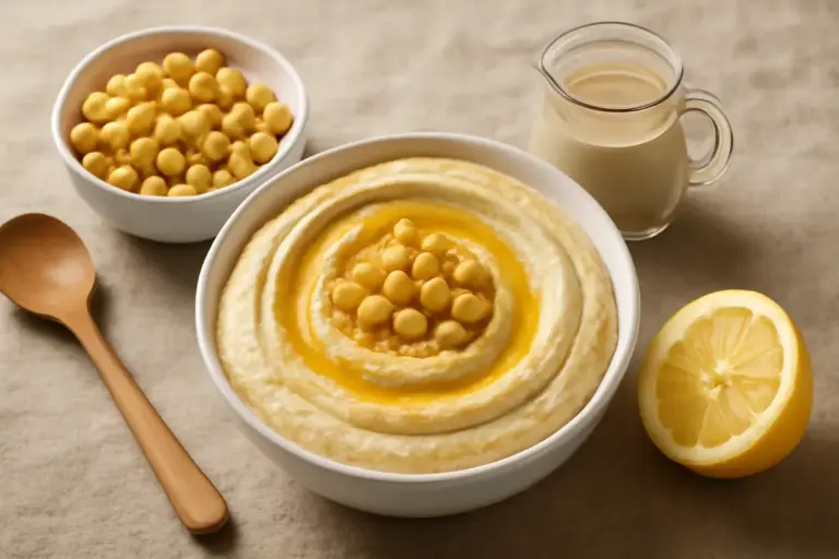 Ricetta hummus cremoso: la proporzione ideale tra ceci, tahina e limone svelata