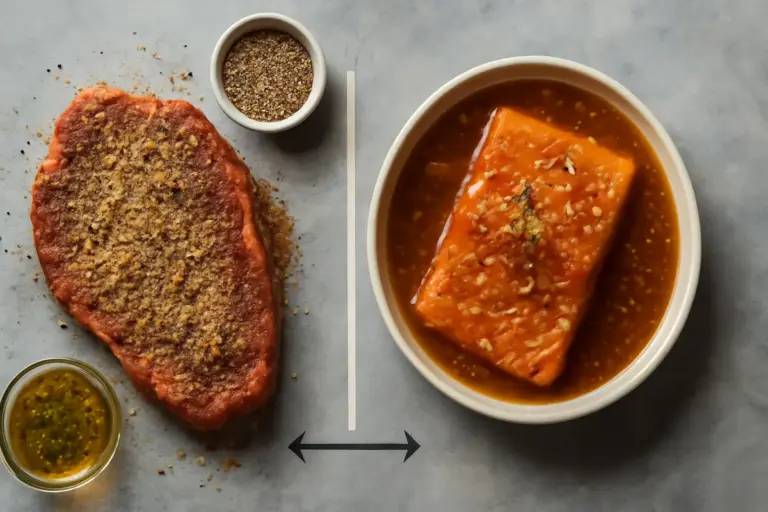 Differenza tra marinatura a secco e a umido: quale usare per carne e pesce dal sapore più intenso