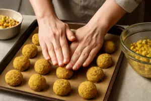 Polpette di ceci al forno: il passaggio fondamentale per evitare che si sfaldino