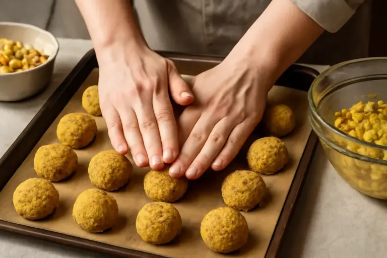Polpette di ceci al forno: il passaggio fondamentale per evitare che si sfaldino